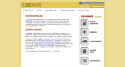 Desktop Screenshot of clienteoculto.inpromo.com.br