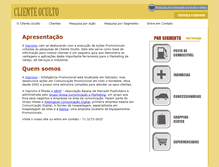 Tablet Screenshot of clienteoculto.inpromo.com.br