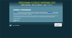 Desktop Screenshot of estagio.inpromo.com.br