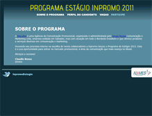Tablet Screenshot of estagio.inpromo.com.br